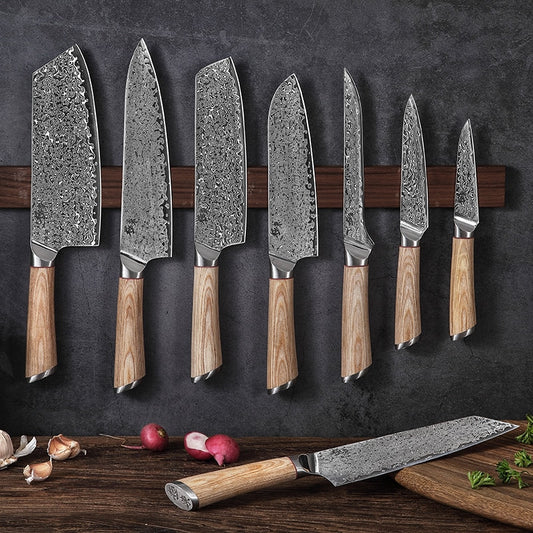 Craft Culinary Masterpieces with Damascus Kitchen Knives. Engineered for Precision, Designed for Elegance. Explore Our Collection and Transform Your Kitchen Experience