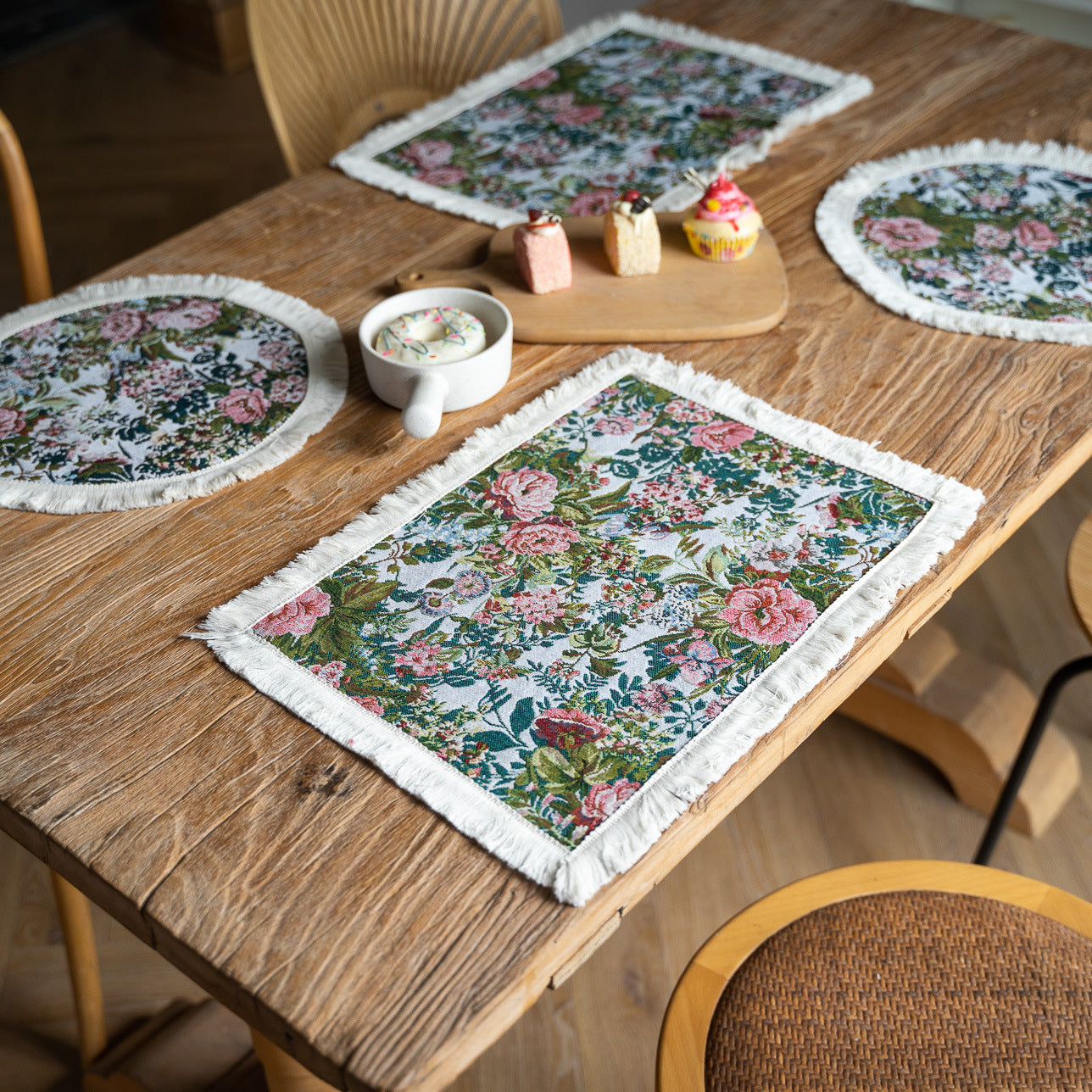 Tassel Round Table Mat