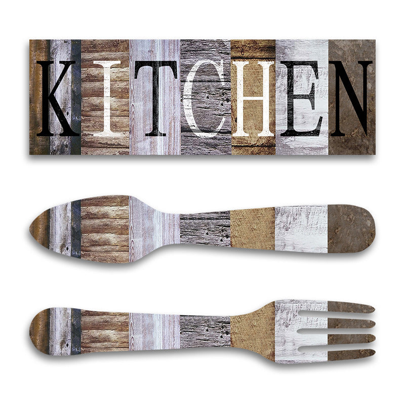 Kitchen Dining Room Wooden Sign