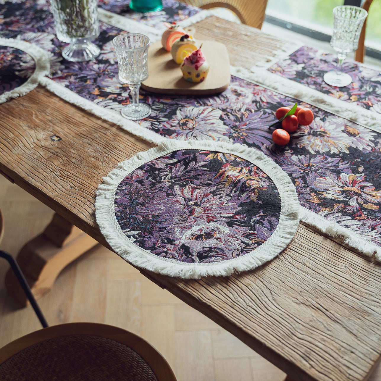 Tassel Round Table Mat