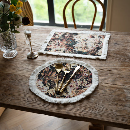 Tassel Round Table Mat