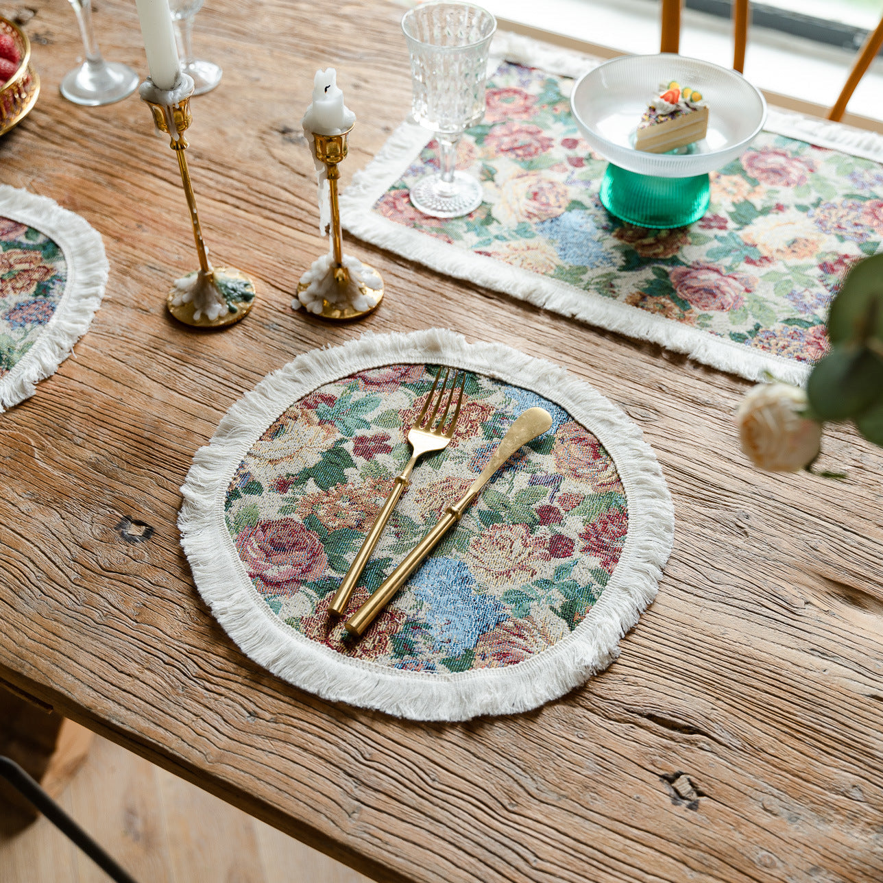 Tassel Round Table Mat